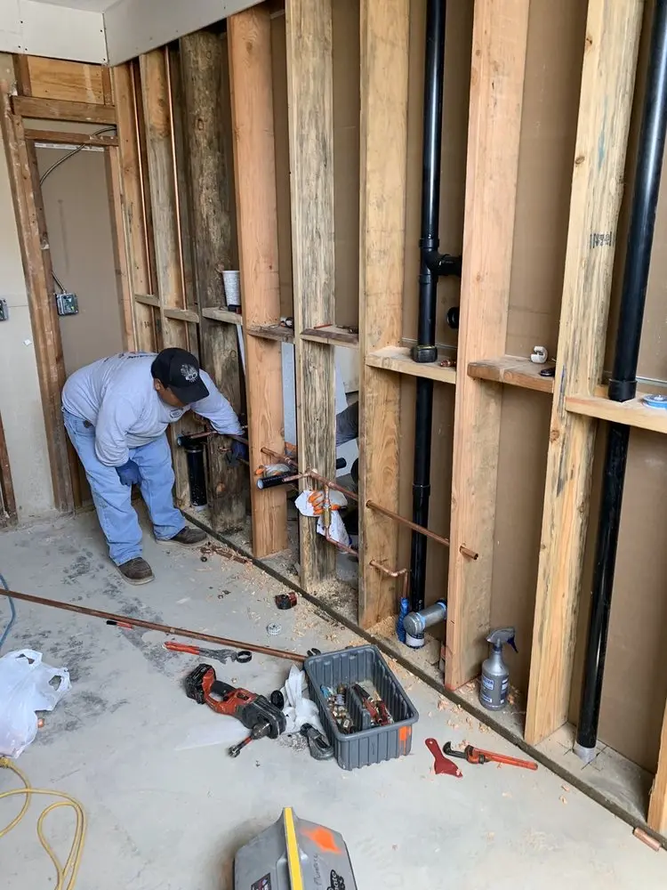 Commercial rough-in plumbing for Gas Line Repair in Creekwood Estates